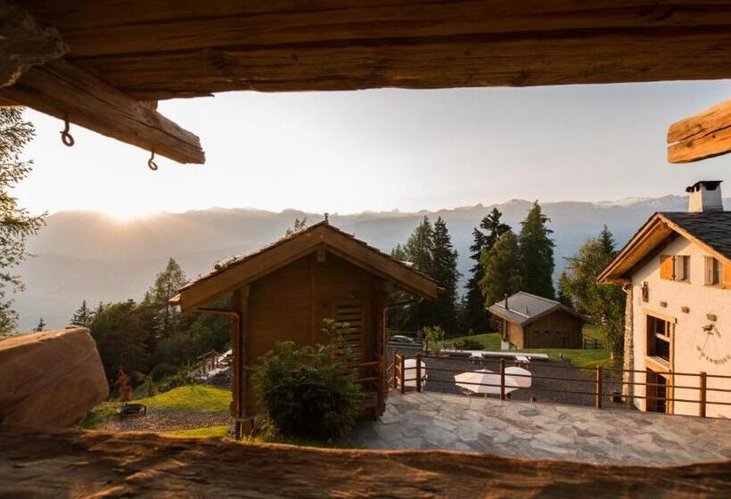 호텔 Les Mazots De La Source & Spa