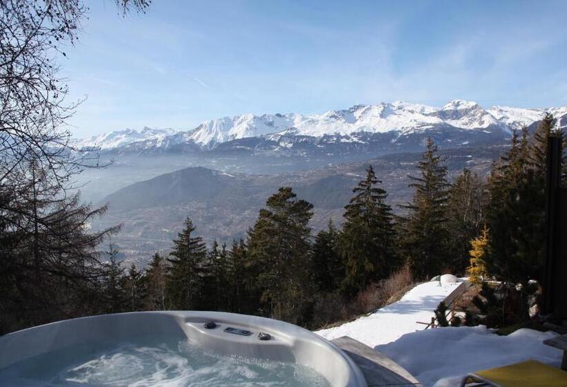 호텔 Les Mazots De La Source & Spa