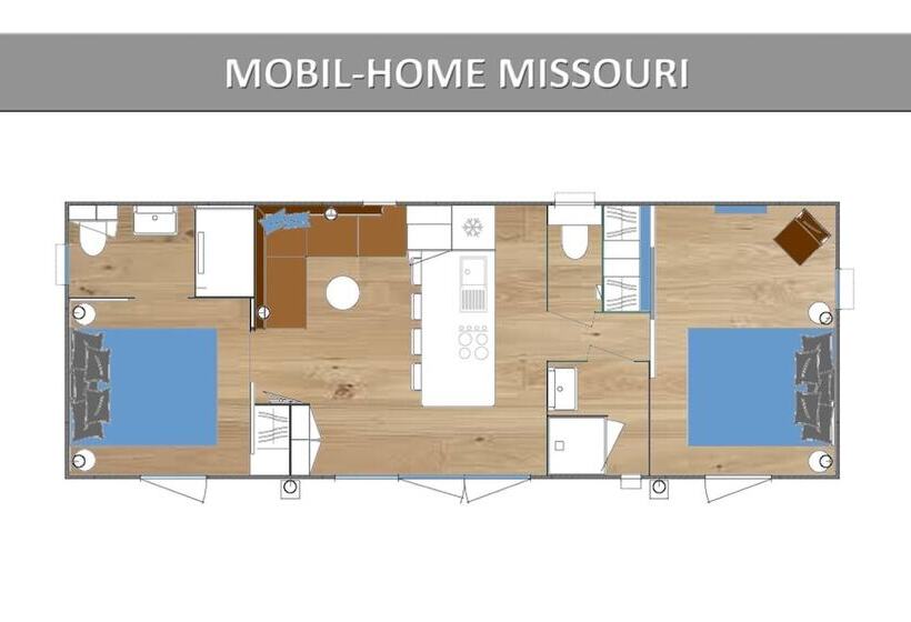 ホテル Camping Tikayan Les Cigales