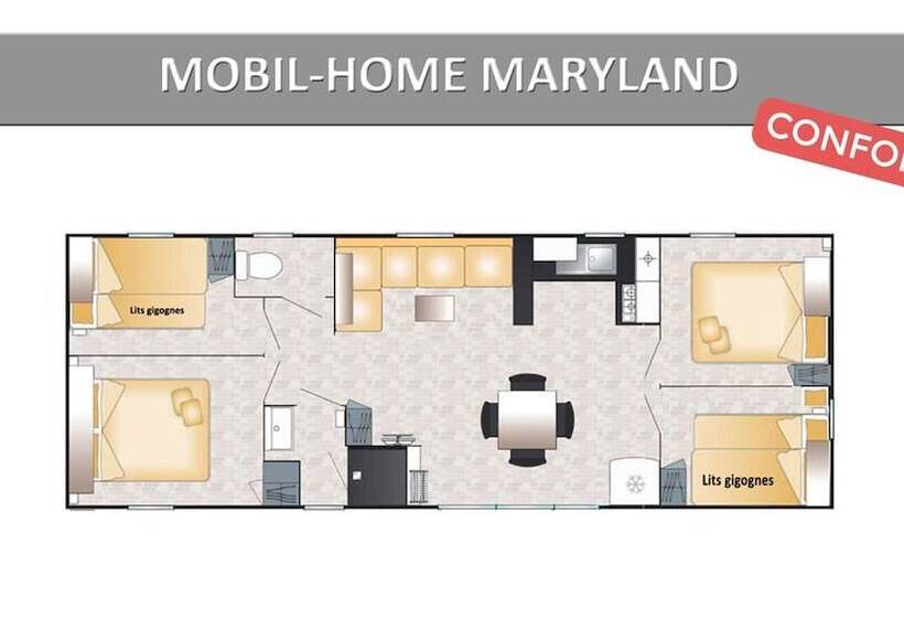 ホテル Camping Tikayan Les Cigales