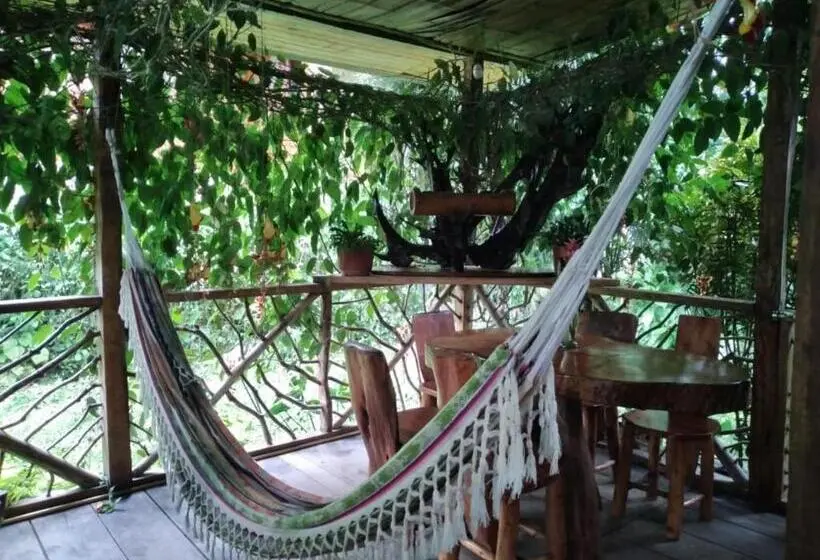 ユースホステル Hostal El Eden De Mindo