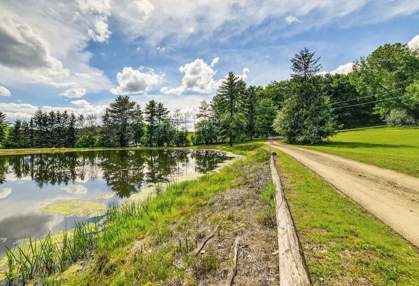 24 Acre Finger Lakes Cabin W/ Private Pond