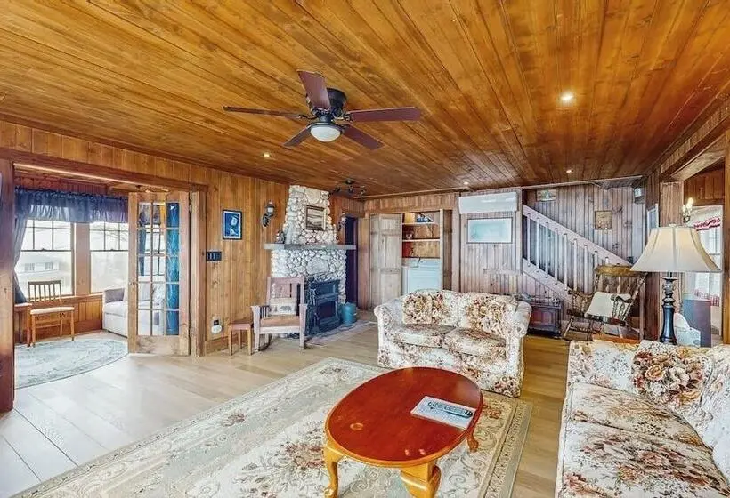 Dog Friendly, Bayfront Home   Gorgeous Ocean Views, Private Balcony & Fireplace