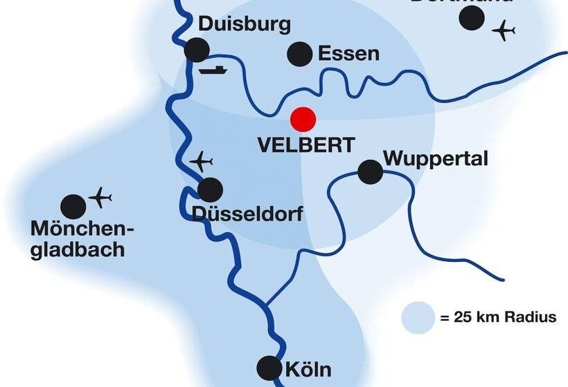 פנסיון Haus Am Park Ihr Gästehaus In Velbert