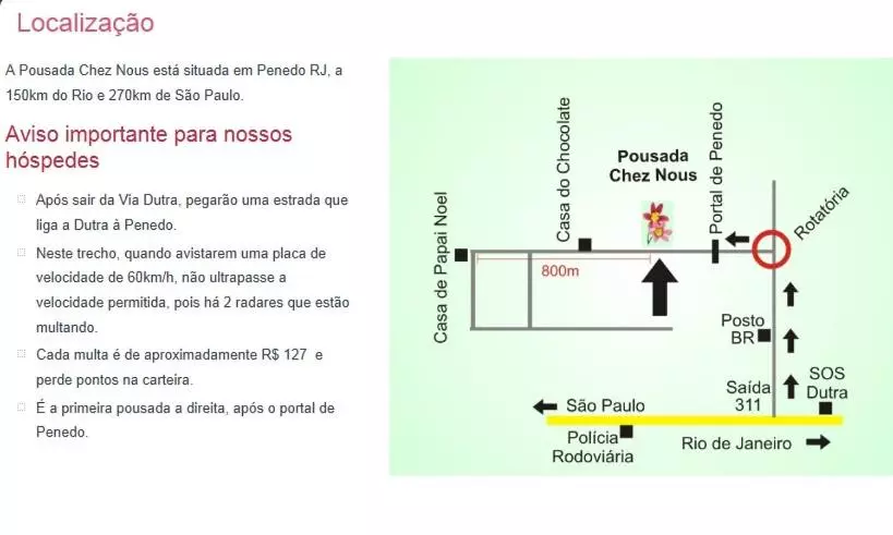 ペンション Pousada Chez Nous