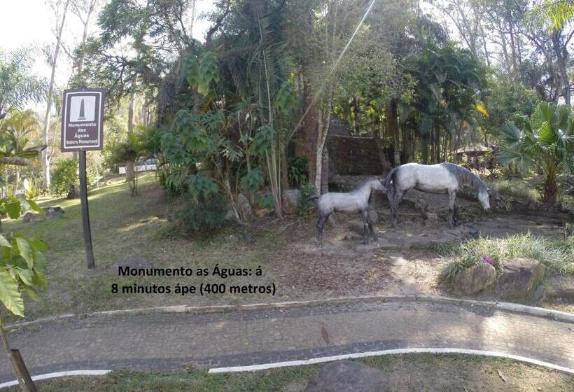 펜션 Pousada Golden House Próxima Ao Thermas No Centro De Aguas