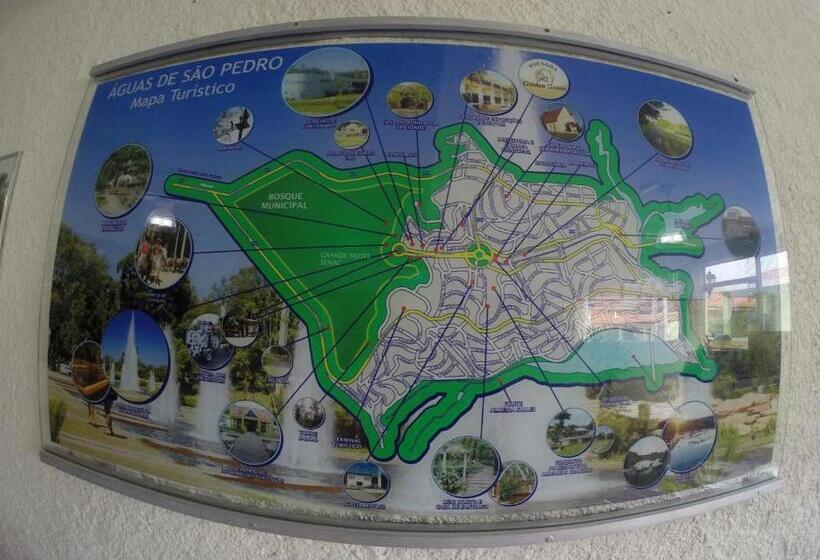 펜션 Pousada Golden House Próxima Ao Thermas No Centro De Aguas