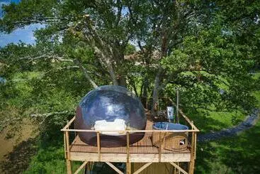 ベッドアンドブレックファースト Les Bulles Perchées De Lartigue