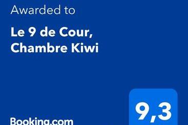 تختخواب و صبحانه Le 9 De Cour, Chambre Kiwi