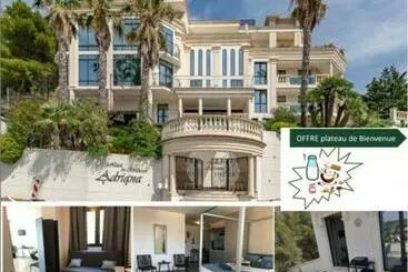 アパートホテル Grand Studio Terrasse De Standing, Pleine Vue Village Et Mer