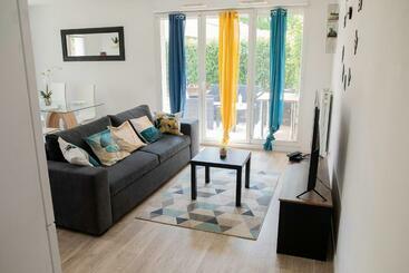 דירות לתיירים T3 Bord De Seine,proche Centre Ville,parking Privé