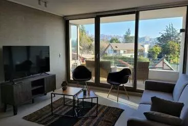 ツーリストアパートメント Hermoso Departamento Reñaca Con Piscina