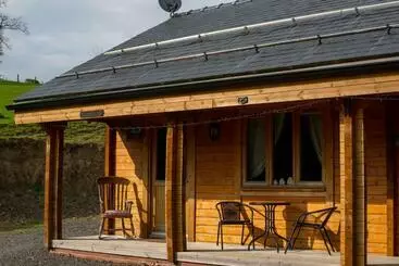 ツーリストアパートメント Apple Cabin   Little Log Cabin In Wales