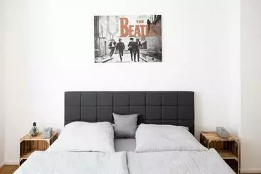 ツーリストアパートメント Ko Living   Beatles Und Banksy Suites & Studios Am Eselsbrunnen   Altstadt   Küche