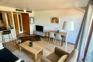 ツーリストアパートメント Charmant Studio à Châtel   4 Pers, Balcon Sud Ouest, Proche Télécabine Et Centre Du Village   Fr 1 1