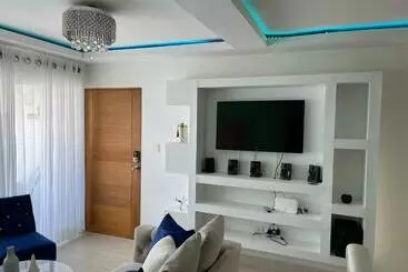ツーリストアパートメント Hermoso Apartamento Con Piscina Licey Al Medio