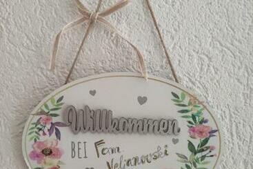 Turist apartmanları Ferienwohnung Veljanovski Haus Der Sonne