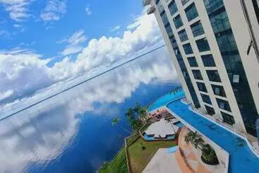 هتل آپارتمان Tropical Executive Flat Vista Da Orla