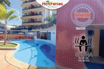 ツーリストアパートメント Náutico Flat Caldas Novas, Próximo Ao Náutico Praia Clube   Hotférias