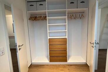 آپارتمانهای توریستها Die Haffhäuser Ferienwohnung Ix