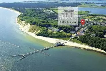 ツーリストアパートメント Ferienwohnung 12 Villa Celia Sellin Rügen