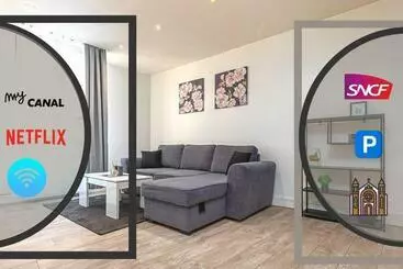 Vakantie-appartementen Le Saint Pierre T2 Cosy En Plein Centre Ville