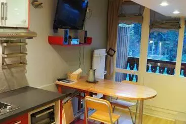 Vakantie-appartementen Studio Rénové 4 Pers, Balcon Sud, Au Pied Des Pistes, Plein Centre, Cuisine équipée, Tv Grande   Fr