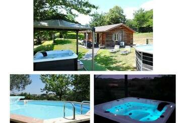 شقق خاصة سياحية Les Chalets De Barruérot   Jacuzzi Spa Privatif   Chalet Mélèze