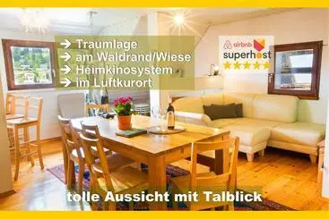 ツーリストアパートメント Wohlfühl Ferienwohnung 80 Qm, 8 Personen, Aussicht & Heimkino