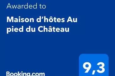 ペンション Maison D’hôtes Au Pied Du Château