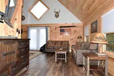 コテージ Back Lake Lodges Moose Tracks Cabin