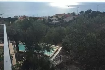 Tourist flats Ouzo Panoramic Houses 1, With Private Pool