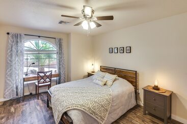 کلبه Bullhead City Oasis W/ Fire Pit + Mtn View!