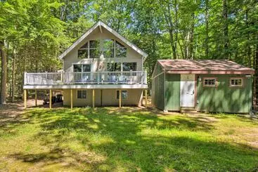 Mökkimajoitus Waterfront Lake Arrowhead Home W/ Dock & Fire Pit!