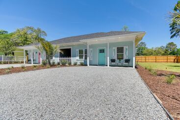 بيت ريفى Charming Ocean Isle Beach Home ~ 1 Mi To Beach!