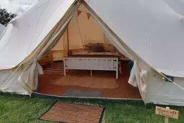Mökkimajoitus Chestnut 6m Xl Bell Tent, Log Burner, Nr Whitby