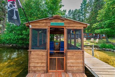 بيت ريفى Pequot Lakes Cabin W/ Dock On Loon Lake!