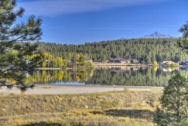 茅舍 Lake Pagosa Home W/ Hot Tub & Mtn/lake Views!