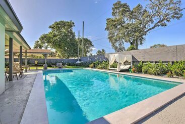 کلبه Fort Lauderdale Home < 5 Mi To The Beach!