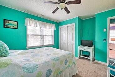 コテージ Reel Blessed  Topsail Beach Home W/ Private Dock!