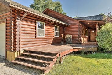 Quinta ou Casa Rural Serene Driggs Cabin ~ 10 Mi To Grand Targhee!