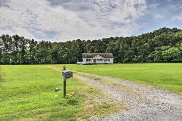 Hus på landet Pet Friendly Woodsy Gem: 1/4 Mi To Chesapeake Bay