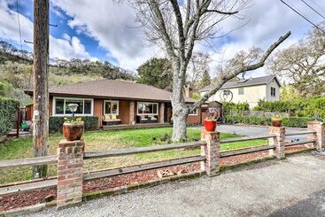 茅舍 Wine Country Retreat At Private Creekside House!