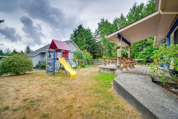 بيت ريفى Cozy Washington Retreat W/ Deck, Walk To Beach!