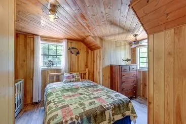 Mökkimajoitus Lakefront North Carolina Abode W/ Grill & Fire Pit