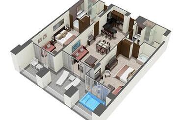 אתר נופש Vidanta Grand Mayan   1 Bedroom Suite