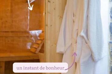 مبيت وإفطار La Demeure Des Sens Avec Spa Et Sauna