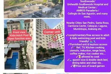 Aparthotel Holland Park Condominium Southwoods Biñan Laguna
