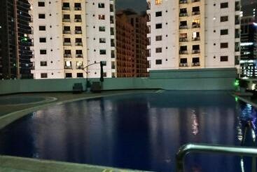 Aparthotel Spacious Scandi Studio In Burgos Circle Mind Museum Near Bonifacio High Street Bgc With Golf Course