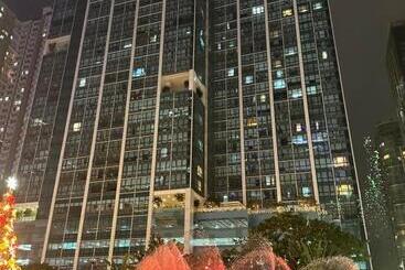 Lägenhetshotell Deluxe Suite In Uptown Bgc With Fountain View